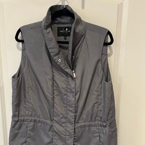 Lafayette 148 large gray vest
